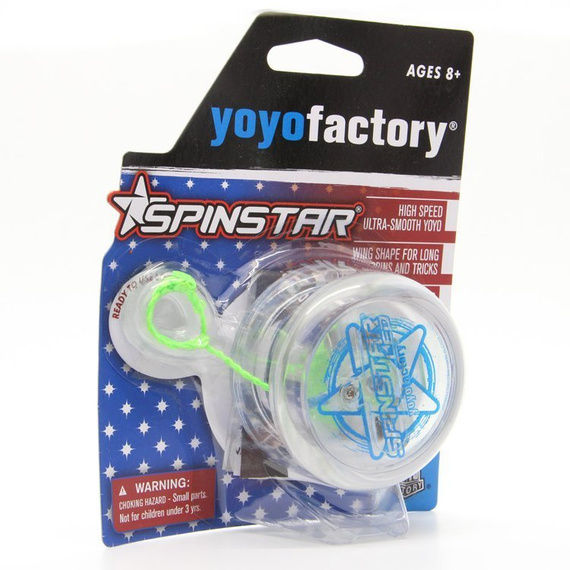 YoYoFactory svítící yoyo Spinstar LED Clear Body Blue