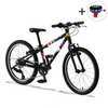 KUbikes 20L Superlight Kids Bike Black Comic Book