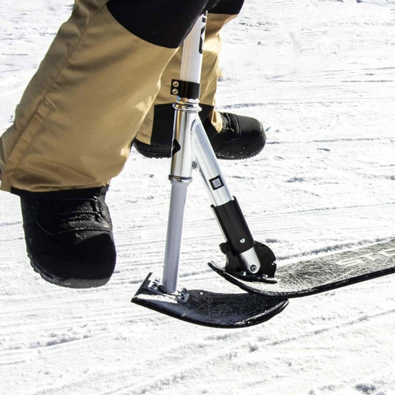 Hulajnoga Wyczynowa na śnieg Story Deluxe Snow Scooter Biało-Czarny 83-94 cm