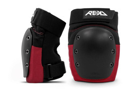 Ochraniacze REKD Ramp Knee Pads Czarno Czerwony