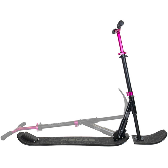 Hulajnoga Wyczynowa na śnieg Story Deluxe Snow Scooter Biało-Różowy 83-94 cm