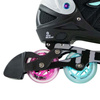 Rolki regulowane Story Motion Adjustable Inline Skates Czarno-Niebiesko-Różowy