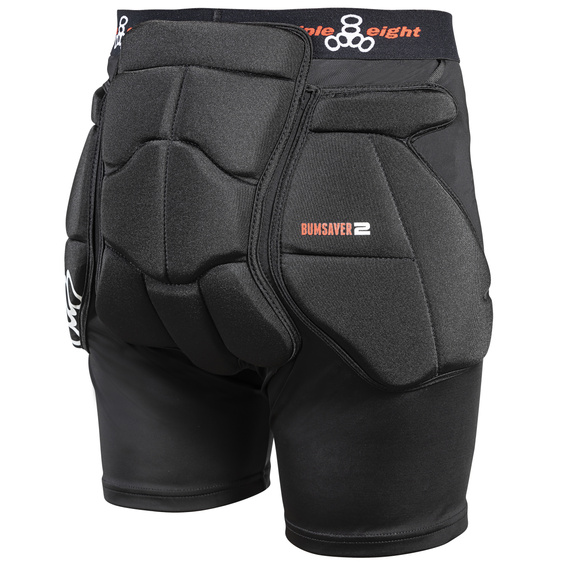 Triple Eight Bumsaver 2 Vycpané šortky Black