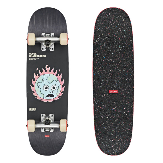 Dětský skateboard GLOBE Softie Micro - Black/In Flames 7.125"