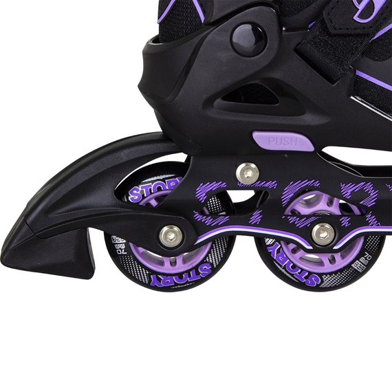 Story Fusion Nastavitelné inline brusle Purple