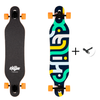CHILLAX TYPO GREEN Longboard 106,5 cm + T-tool
