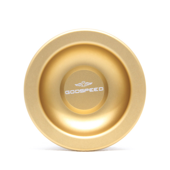 Kovové yoyo pro pokročilé YoYoFactory Godspeed Gold Matte