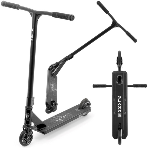 Hulajnoga Wyczynowa dla początkujących SLAMM Classic Stunt Czarny 81,5 cm