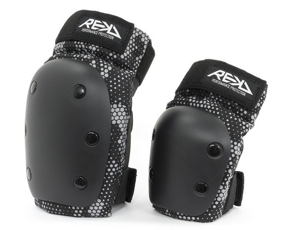 Ochraniacze REKD YOUTH HEAVY DUTY DOUBLE PAD SET Szary