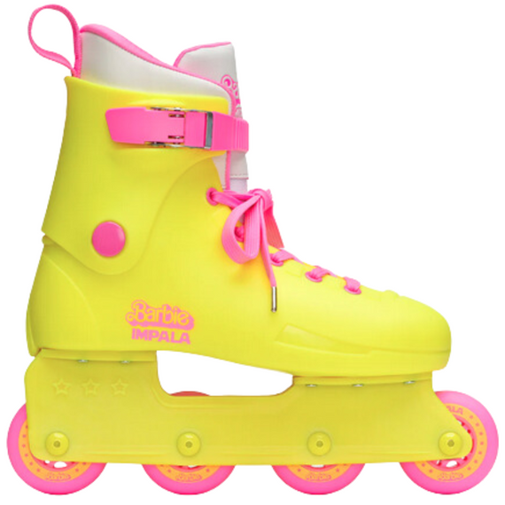 Inline brusle Impala Lightspeed Barbie Bright Yellow Rekreační kolečkové brusle