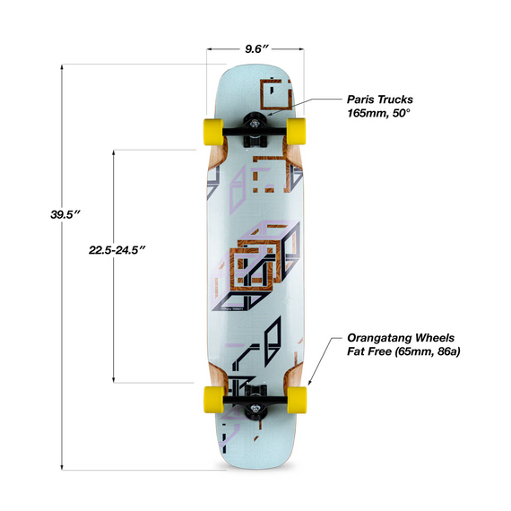 Longboard Loaded Tesseract II Complete Spectra 40"