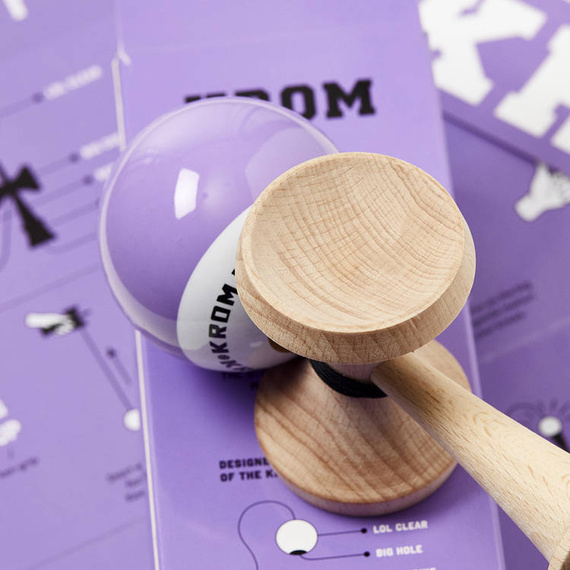 Kendama Krom POP LOL Fioletowy