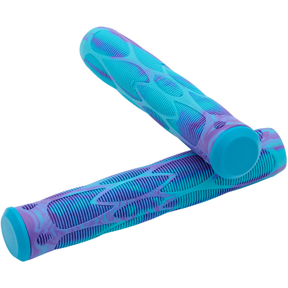 NKD Park Stunt Scooter Gripy modré a fialové 165 mm