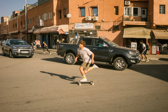 Surfskate prkno YOW x Pukas Flame 33"