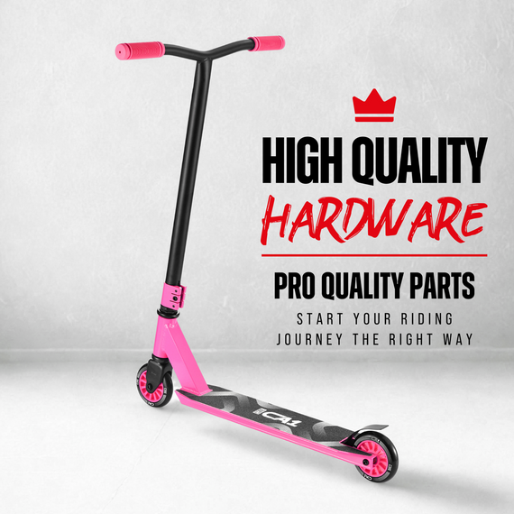 CORE CD1 Kompletní kaskadérská koloběžka modrá/černá wys. 81 cm