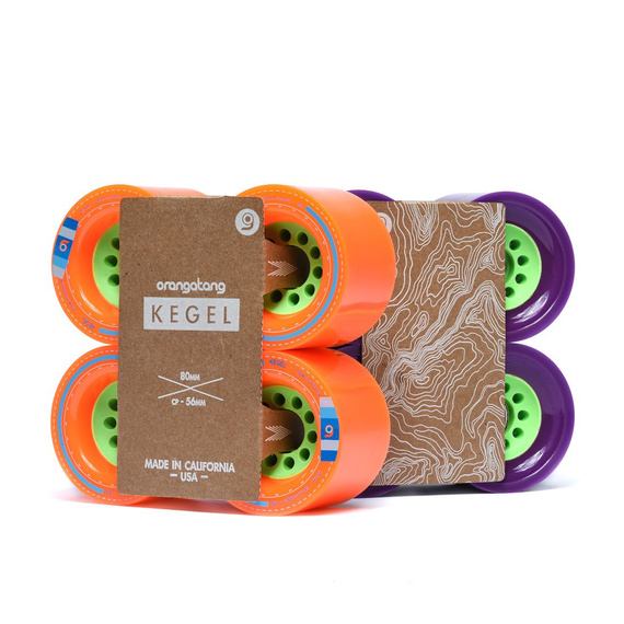 Orangatang Kegel Longboard Wheels Blue 80mm 77A