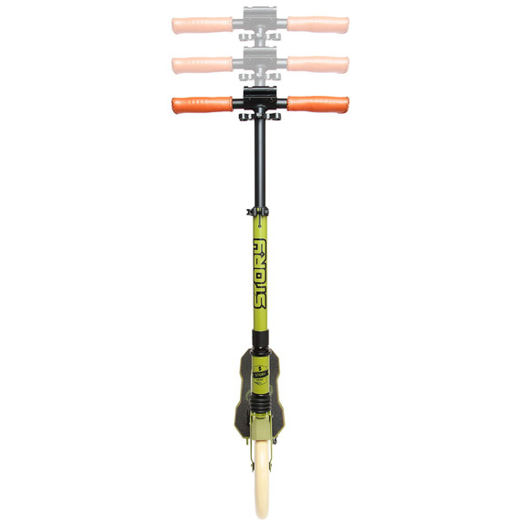 Městská koloběžka s předním odpružením Story Retro Ride Green