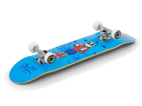 ENUFF SKULLY Complete Skateboard Blue 7.75"