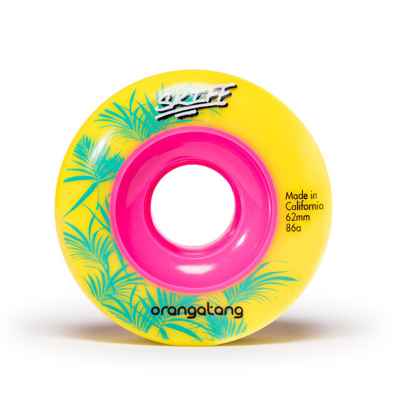 Orangatang Skiff Wheels Yellow 62 mm 86A