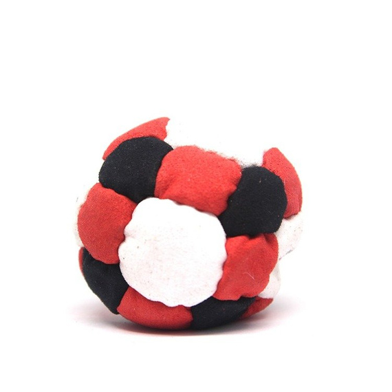 Footbag YoYoFactory Czerwona 26 paneli (piasek)