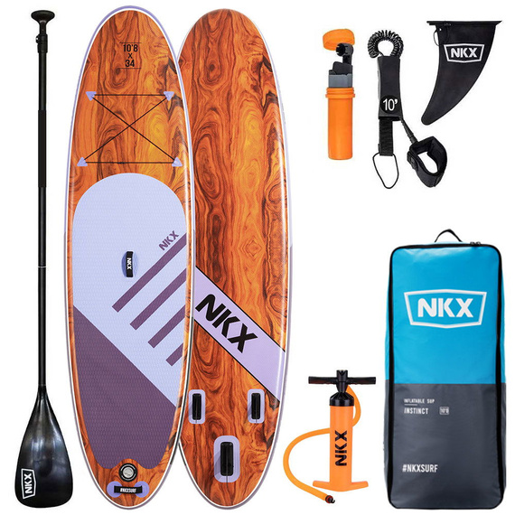 SUP nafukovací turistické prkno NKX Instinct Purple 10'8