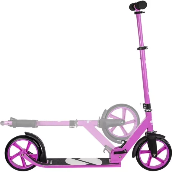 Přepravní koloběžka s velkými koly Story Urban GO! Růžová