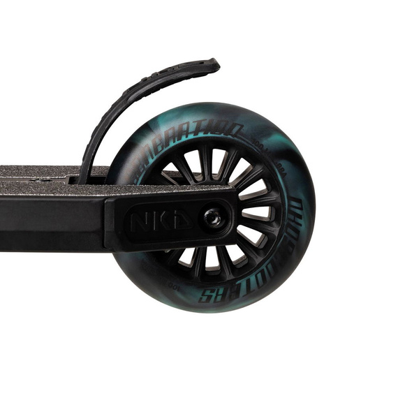 NKD Next Generation Black-Mint Vysoce výkonná hliníková koloběžka pro mladé jezdce. 79,4 cm