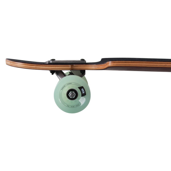 Carvingový longboard NKX City Action Green-Brown 99 cm