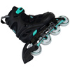 Story Midnight Nastavitelné inline brusle Black-Mint LED