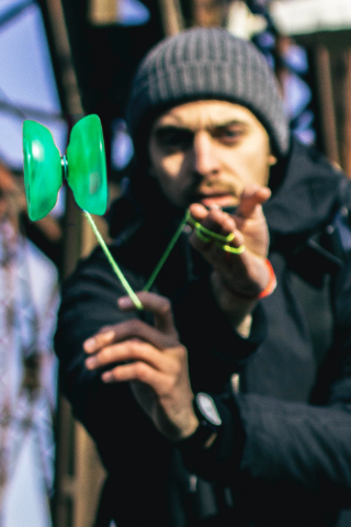 Yoyo pro pokročilé YoYoFactory Replay PRO Aqua Marble