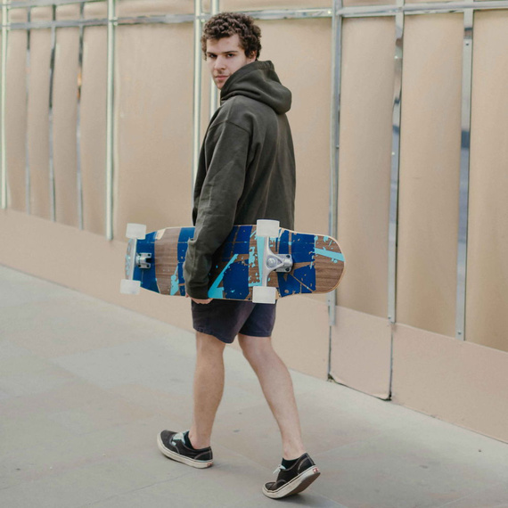 NKX Superior Dancing Longboard Walnut Glacier 48"