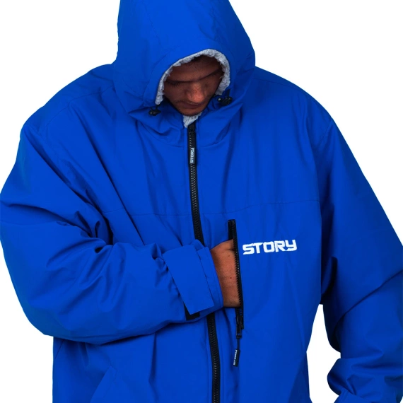 Pončo Pončo bunda Story Change Župan Blue