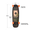 Skateboard Cruiser Loaded Omakase All-Round Longboard Kompletní dlaň 33.5"