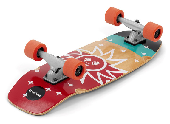 Mindless Soul Surf Skate Board Red 29.5"