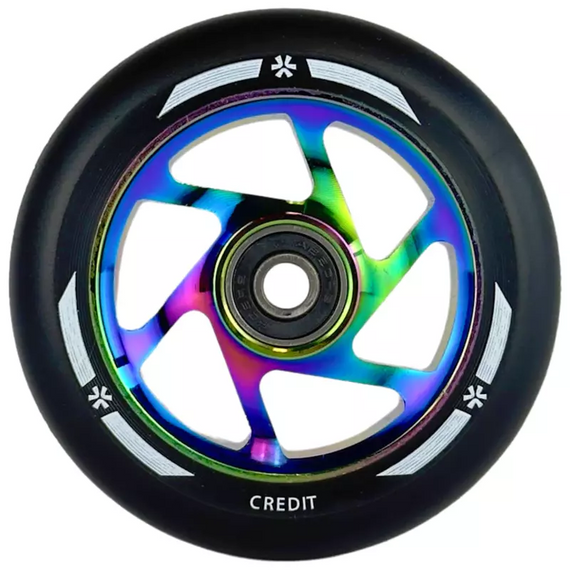 Koło do Hulajnogi Union Credit V2 Pro Scooter Wheel Tęczowo-Czarny 100 mm