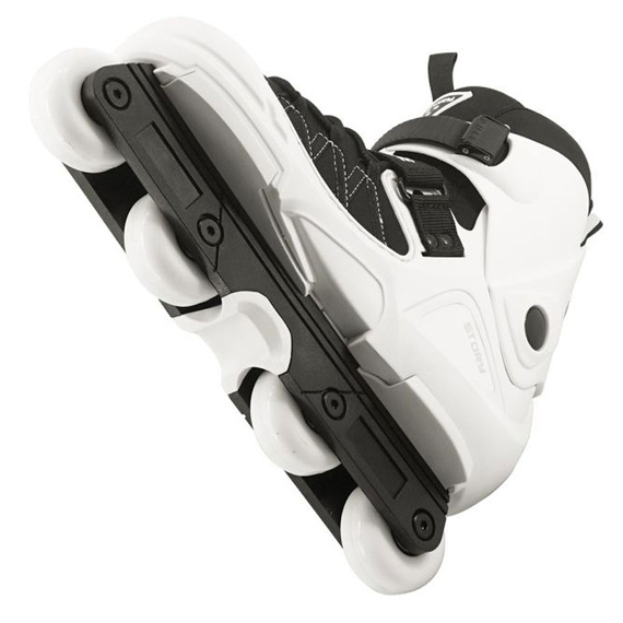 Rolki Agresywne Story Inline Aggressive Skates Biało-Czarny 