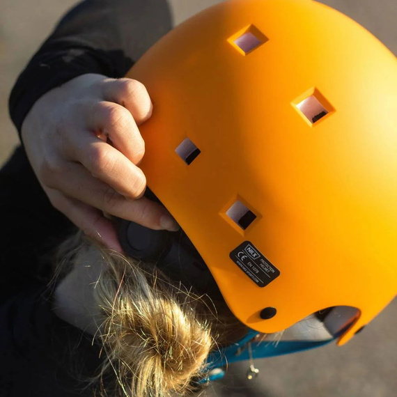 NKX Brain Saver Skateboardová helma Orange/Blue