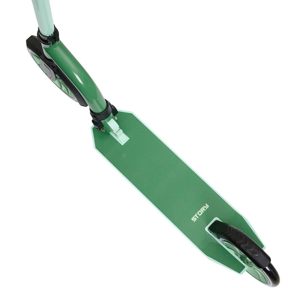 Hulajnoga Miejska Transportowa Story Big Wheel Advanced Foldable Scooter Zielony 230/200 mm