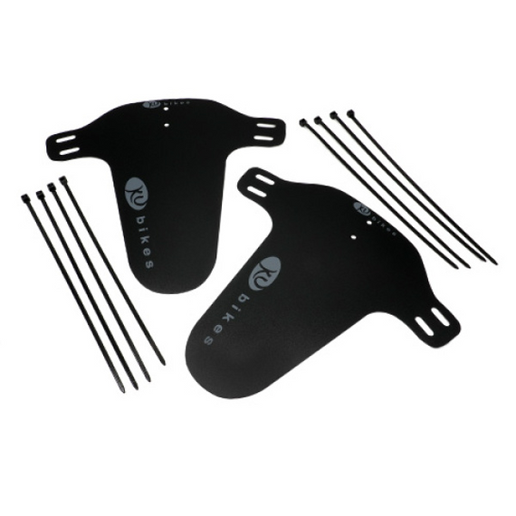 Błotniki do rowerów KUbikes z hamulcami V-Brake KUbikes Mudguards Czarny