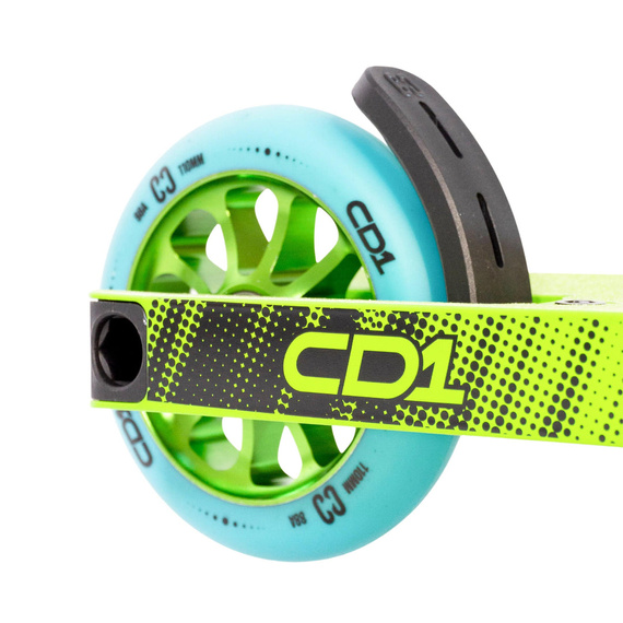 CORE CD1 Complete Stunt Scooter Lime Blue wys. 81 cm