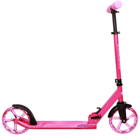 Přepravní koloběžka s velkými koly Story Urban GO! Brokátová růžová 