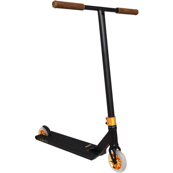 NKD IDC Stunt Scooter Black and Gold wys. 85 cm