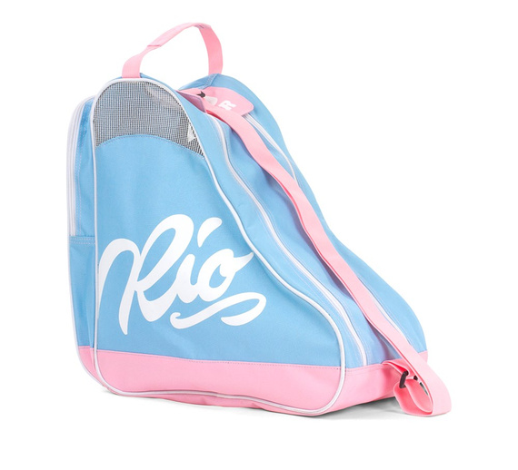 Batoh na brusle Rio Roller Script Blue-Pink