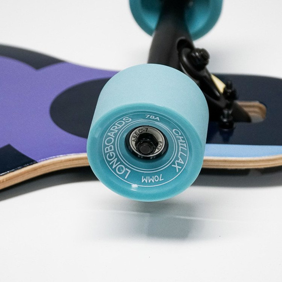 Longboard CHILLAX TYPO PURPLE 106,5 cm + T-nářadí