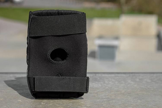 REKD Rampové chrániče kolen XS Black