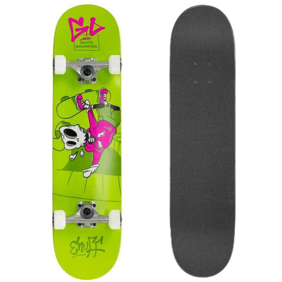 Skateboard ENUFF SKULLY Complete Green 7.75"
