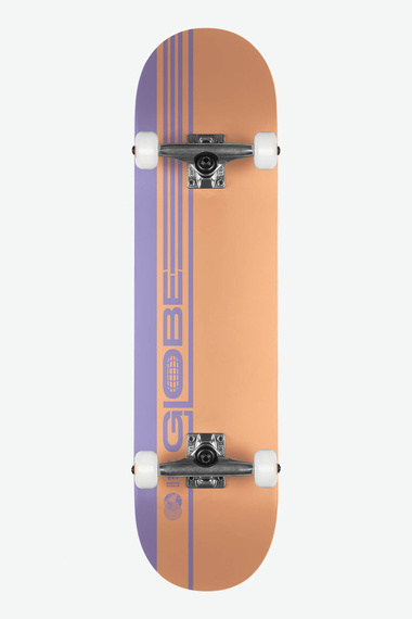 GLOBE G0 Strype Hard skateboard - Dusty Orange/Lavender 7.75"