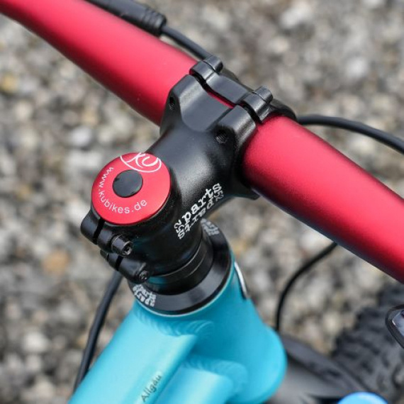 Lehké dětské kolo KUbikes 24S DISC Tyrkysová a fialová barva