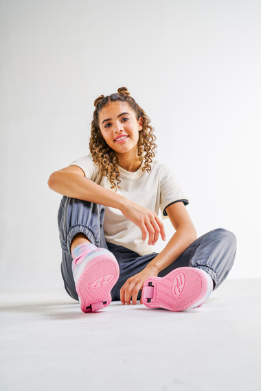Boty Heelys Rezerve Low Bright pink/White/Tanes