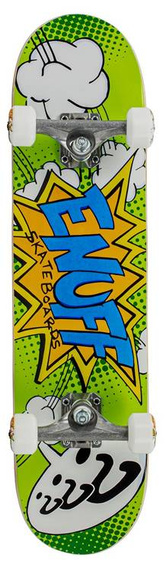 Enuff POW II Mini Skateboard Green 7.25"